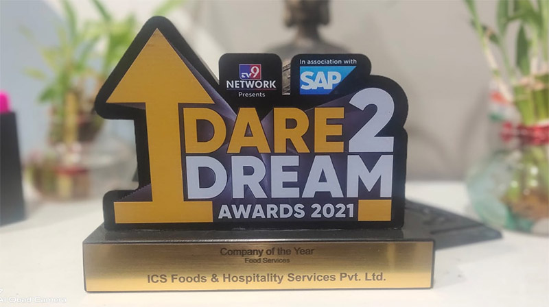 Dare2Dream 2021 award ICS foods